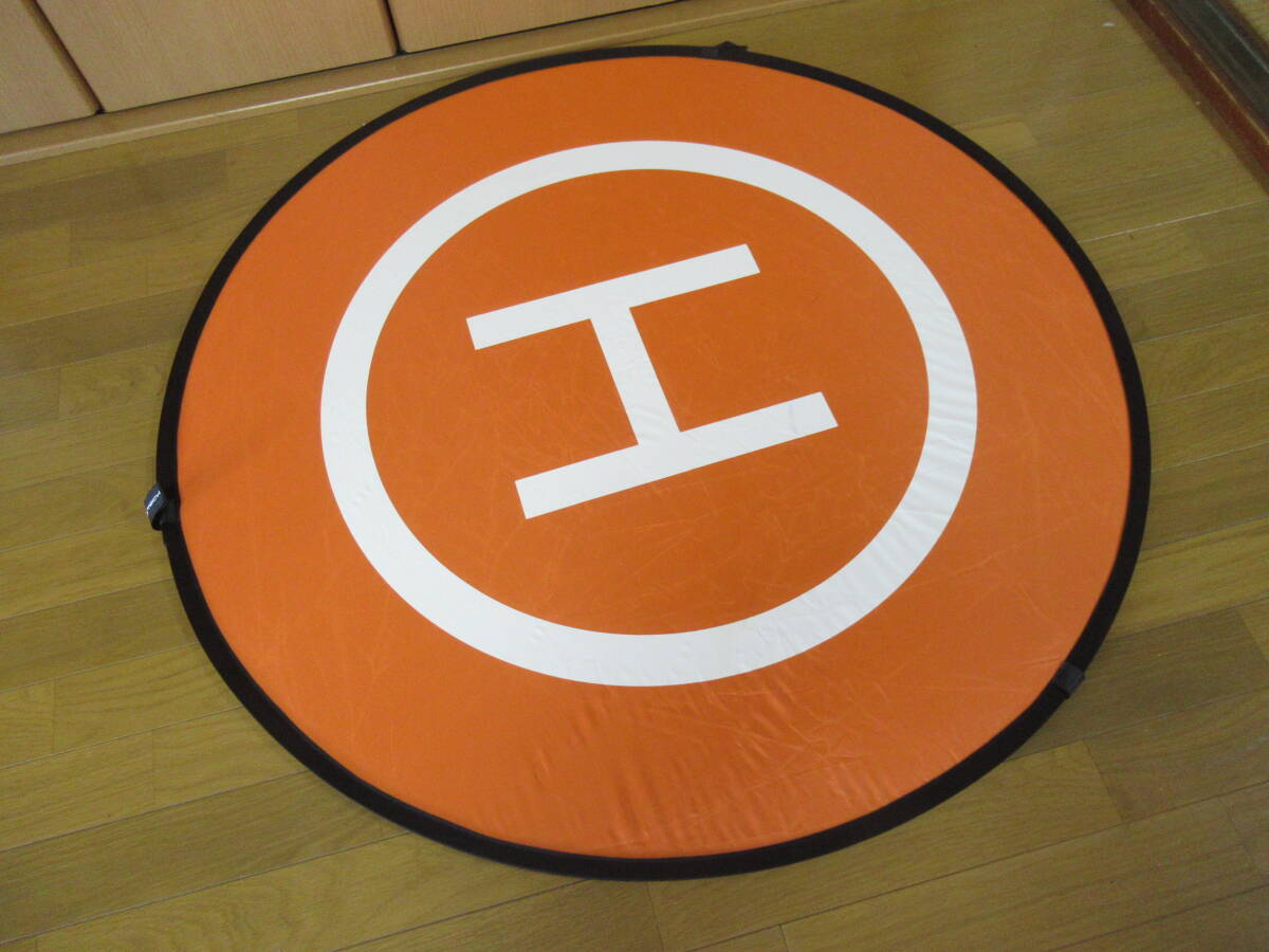 PGYTECH LANDING PRO ドローン用ランディングパッド 中古品 片面オレンジ/ブルー 折り畳み式 直径107cm 収納38cm 程度良好拍卖