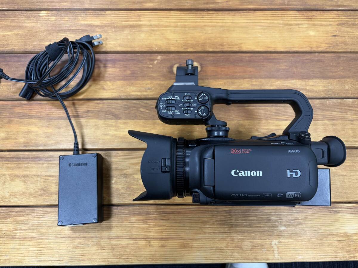 Canon XA35 業務用ビデオカメラ HD-SDI対応 XLR入力 光学20倍ズーム Full HD カムコーダー拍卖