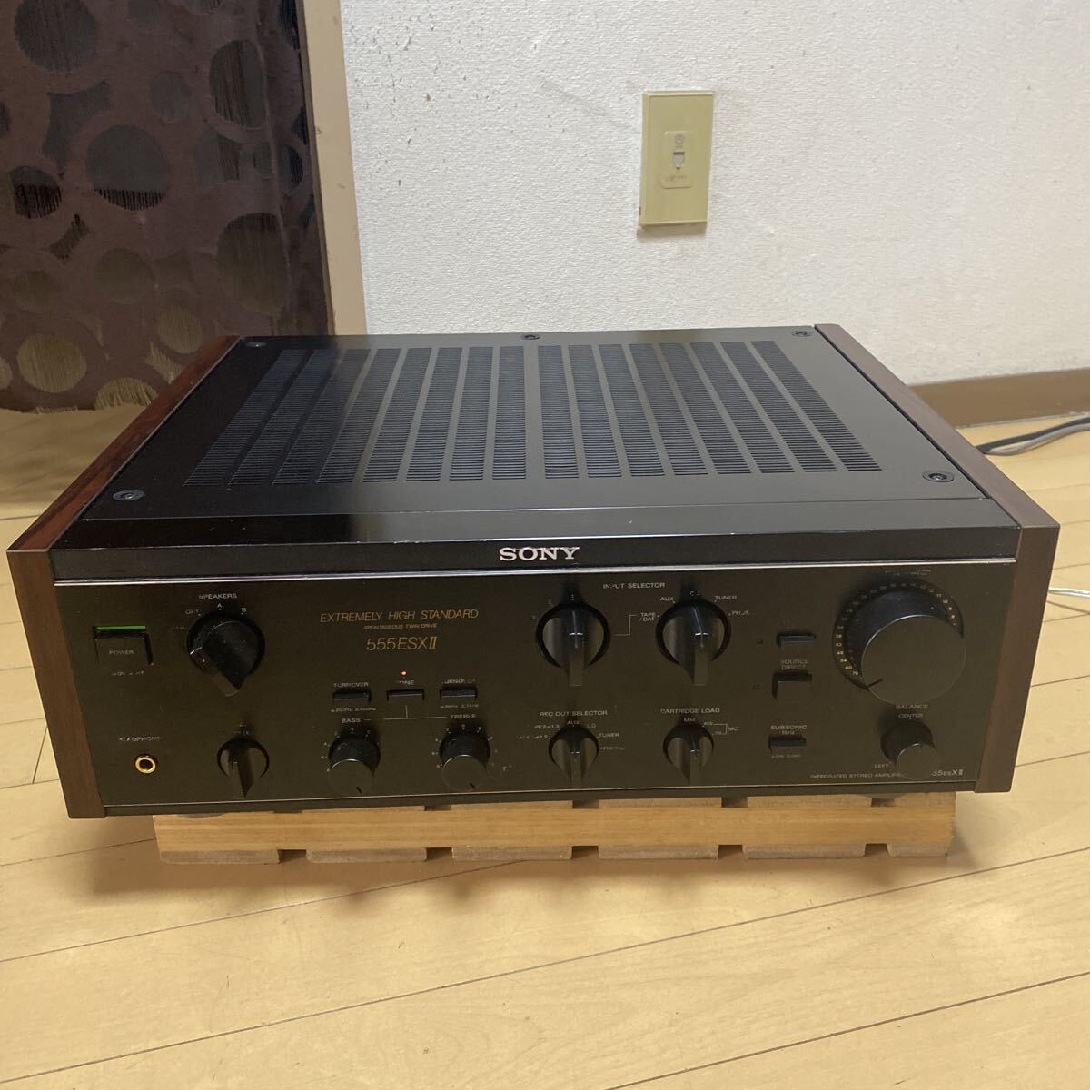 SONY プリメインアンプTA-F555動作品ジャンク品拍卖