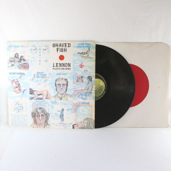 英LP John Lennon Plastic Ono Band Shaved Fish UKオリジナル盤 1stプレス Stereo ステレオ ジョンレノン オノヨーコ拍卖