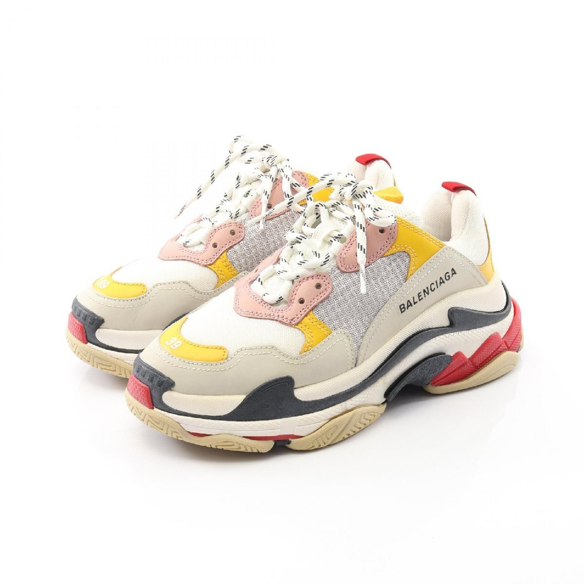 爆買 バレンシアガ トリプルS ブランドオフ BALENCIAGA レザー スニーカー 中古 レディース拍卖