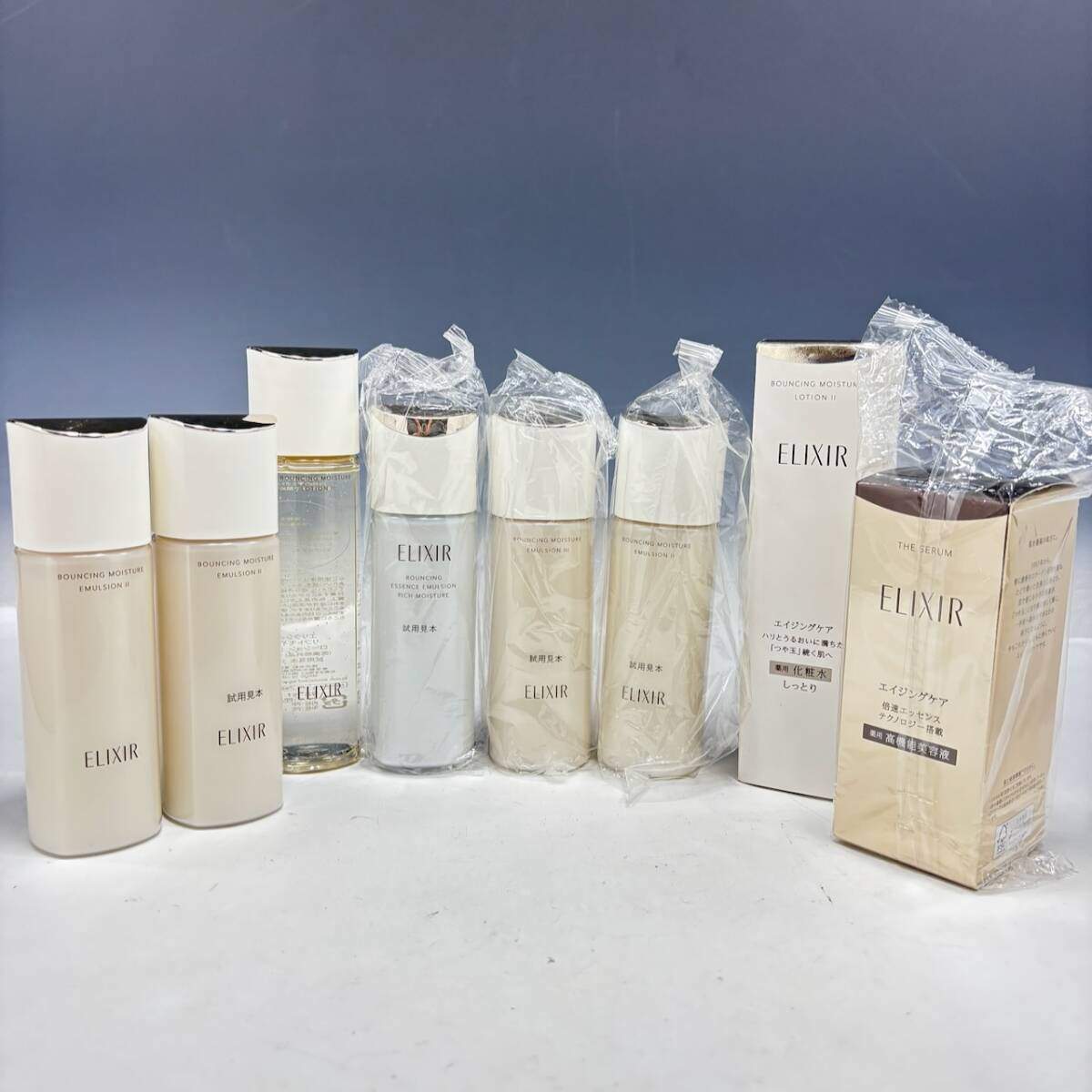 状態良【化粧品/まとめて/8点】資生堂/ELIXIR/エリクシール/化粧品/化粧水/乳液/美容液【A624M拍卖