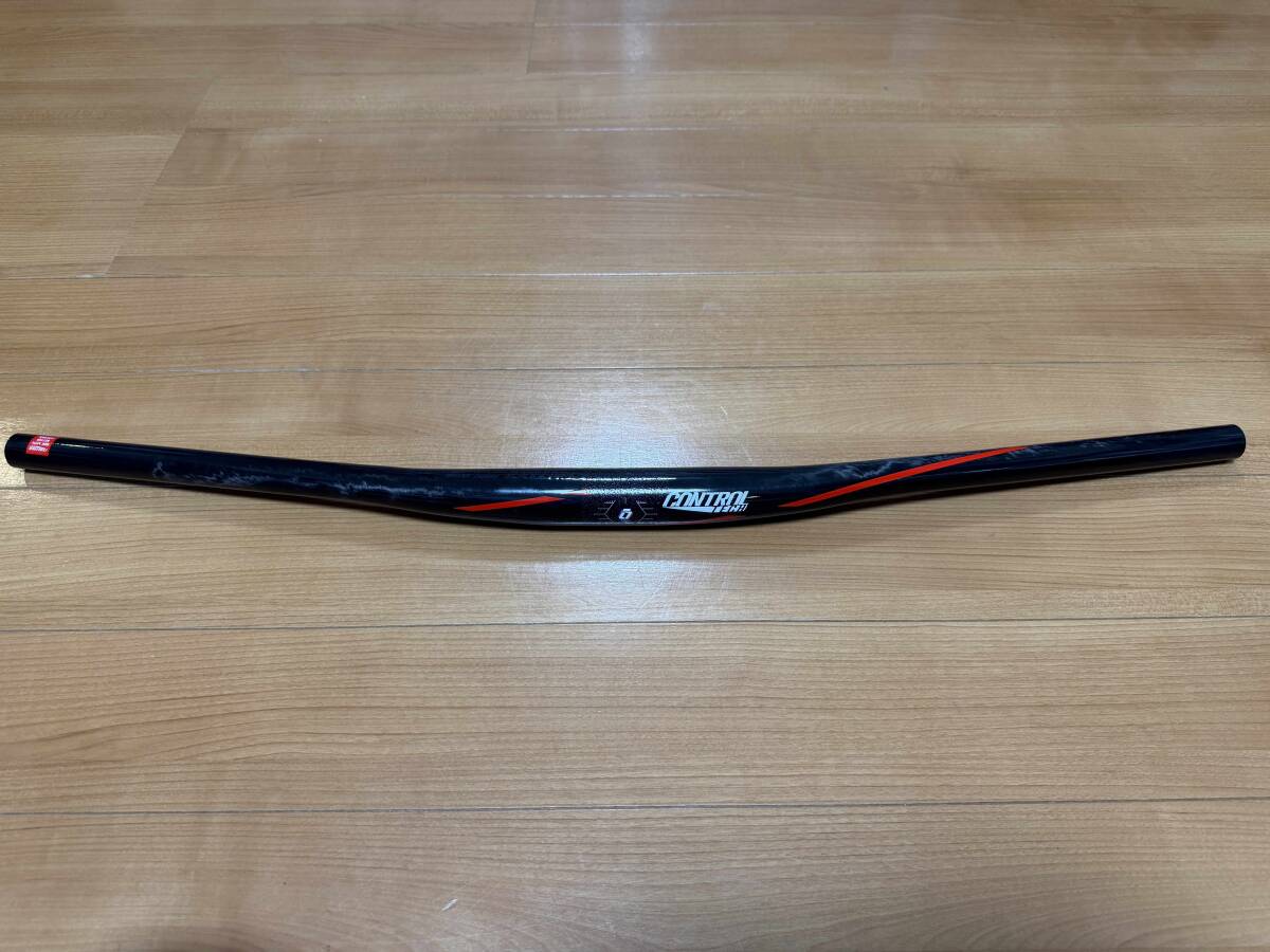 ★ControlTech コントロールテック★35㎜径カーボンフラットバー★MST 35 Flat Top Bar★ブラック/レッド★710㎜新品未使用拍卖