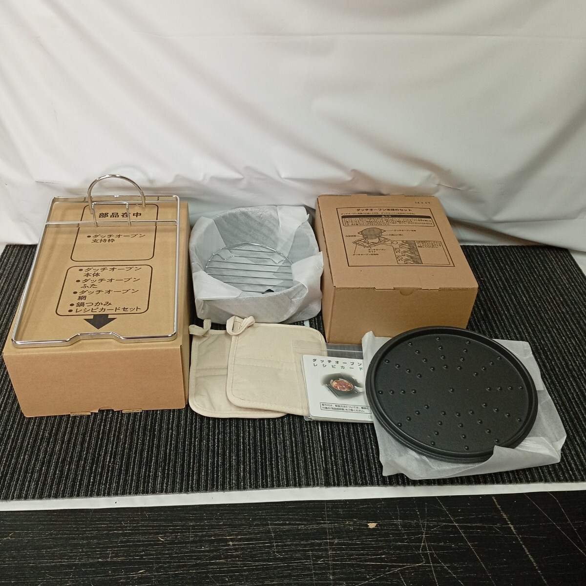 usC-522 ハーマン ビルトインコンロ専用ダッチオーブン 未使用品 保管品拍卖