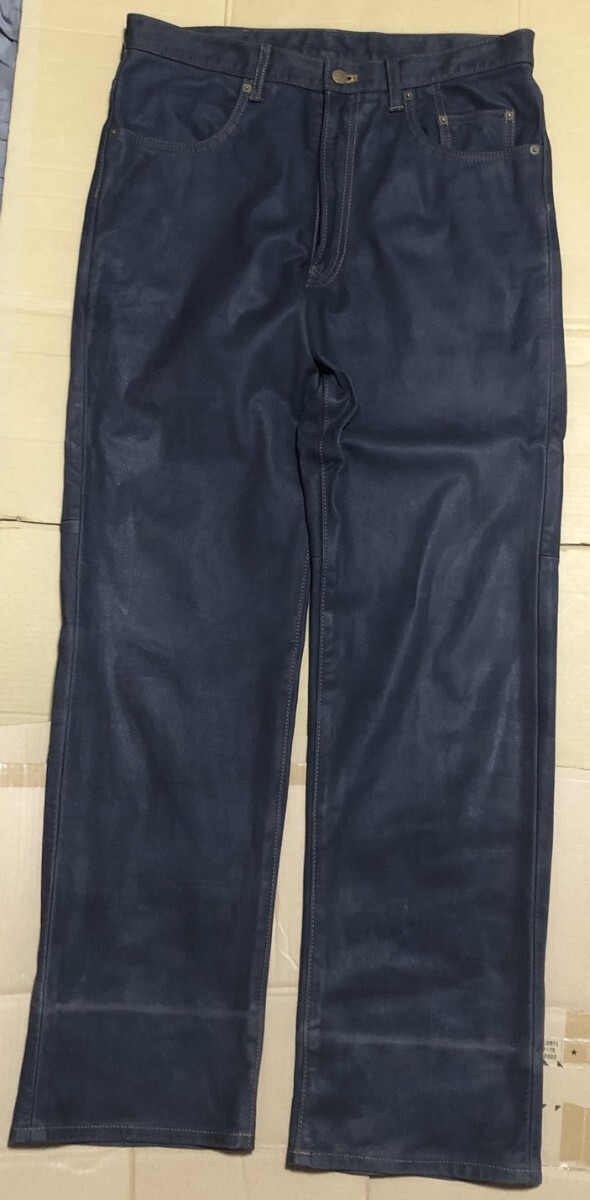 クシタニ 36インチ W86cm エクスプローラージーンズ 美品 レザーパンツ KUSHITANI拍卖