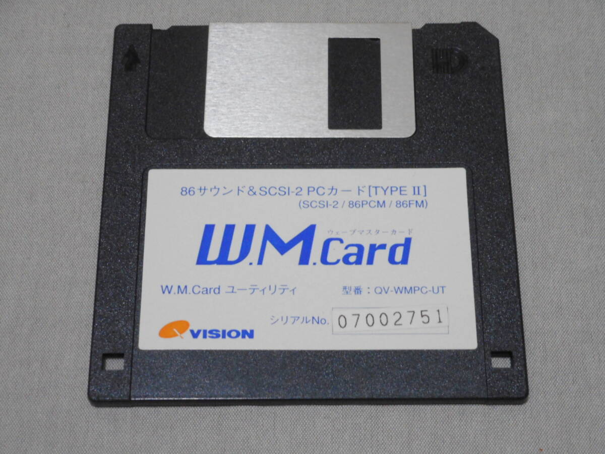 QVISION(キュービジョン) W.M.Card(ウェーブマスターカード) 86サウンド& SCSI-2 PCカード(TYPE-Ⅱ)拍卖