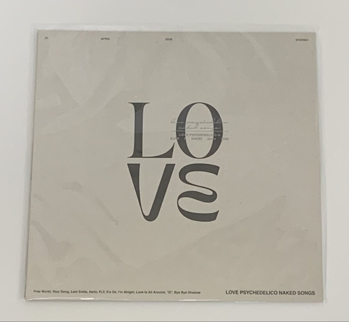 LOVE PSYCHEDELICO NAKED SONGS 完全生産限定 アナログ盤 レコード 新品未使用品拍卖
