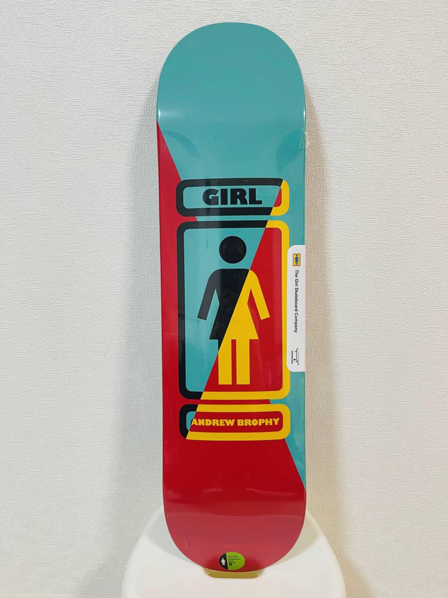 ガール Girl スケートボードデッキ スケボー 8.0*31.5インチ ANDREW BROPHY拍卖