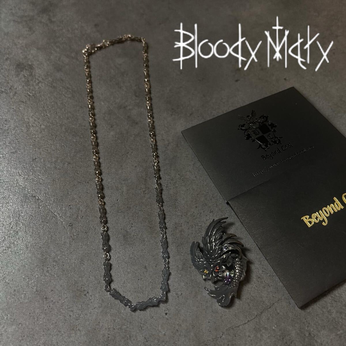 廃盤 bloody maryブラッディマリー メルトペンダント& Eld いにしえチェーン拍卖