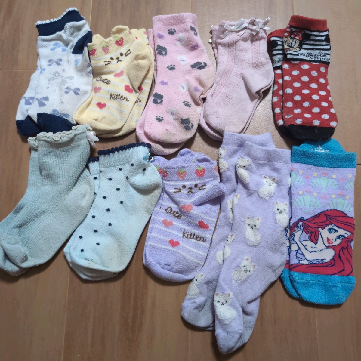 ⑤ 女の子 女児 靴下 まとめ 大量 サイズ色々拍卖