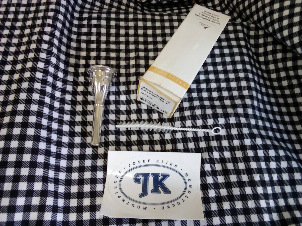 ★即決★送料無料★ JK (ヨット・カー) ホルン マウスピース 1DK A1 箱&ステッカー&ブラシつき (大きめ 低音 大音量)拍卖