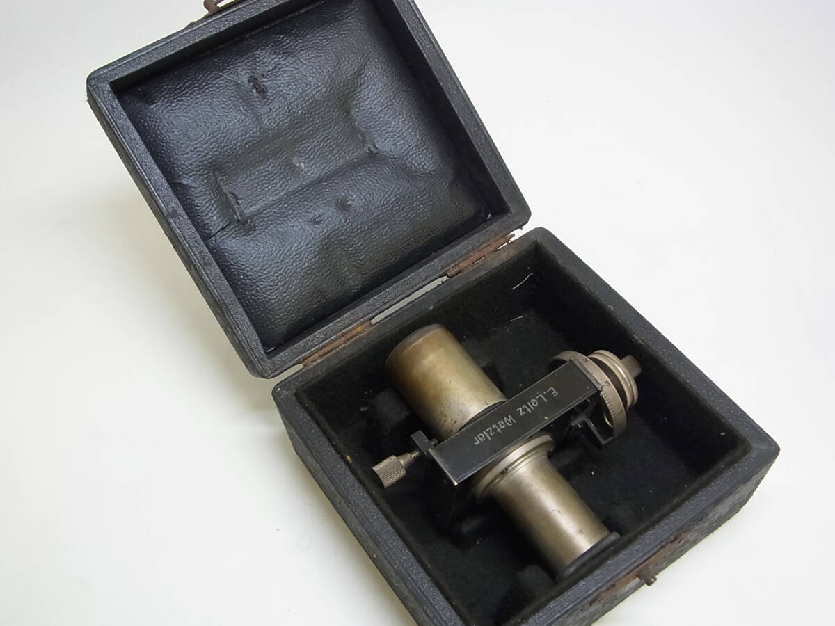FJ108) 珍品 顕微鏡 部品? E.Leitz Wetzlar ライツ ライカ アンティーク ヴィンテージ レンズ コレクション向け Leica マイクロメーター?拍卖