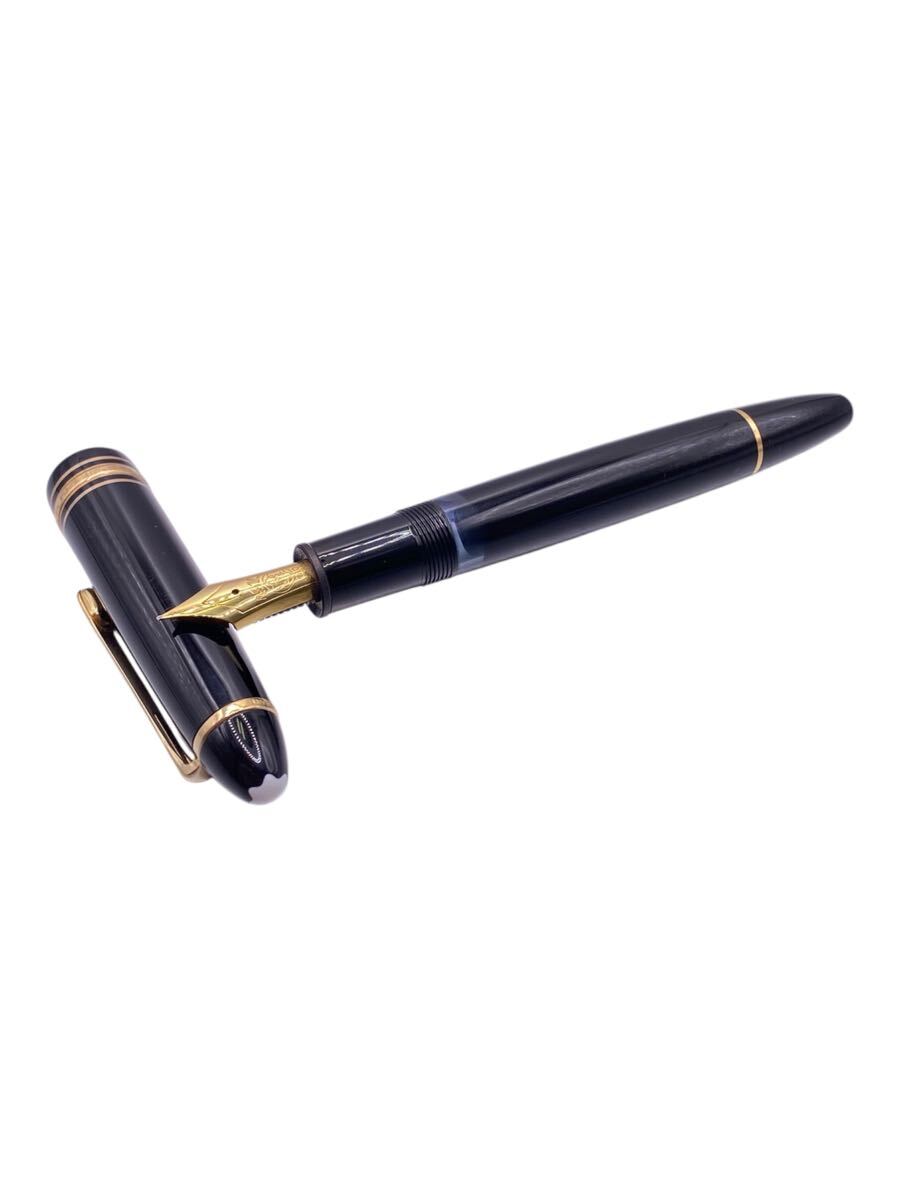5-56 MONTBLANC モンブラン 万年筆 18C 4810 マイスターシュテュック 筆記用具 ブラック ゴールド拍卖