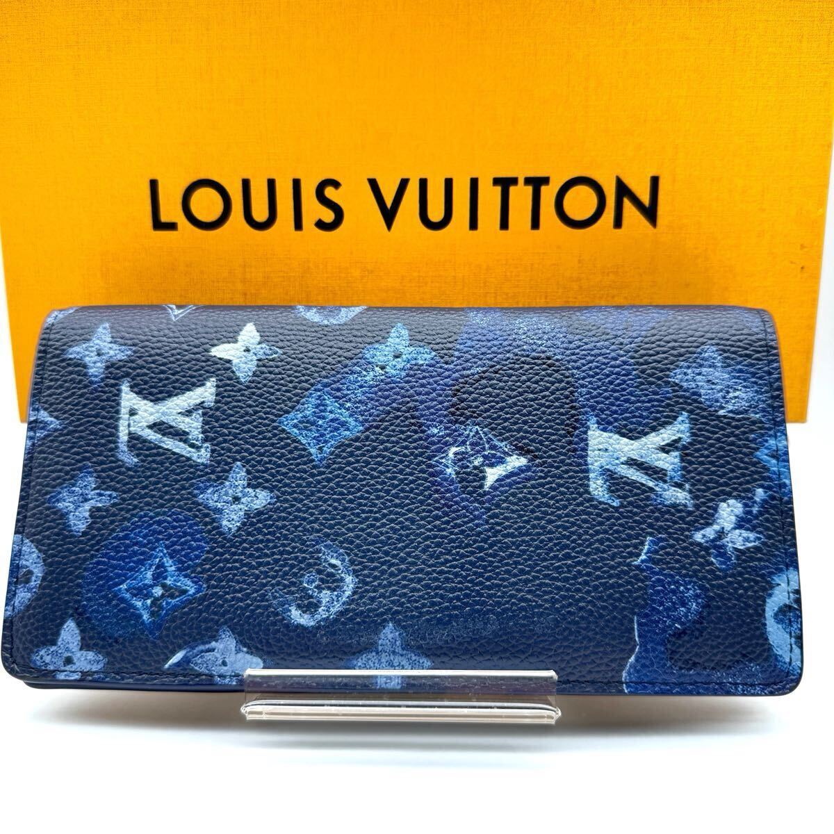 ☆★1円スタート★☆ 美品【LOUIS VUITTON】ルイ ヴィトン モノグラム ウォーターカラー ポルトフォイユブラザ拍卖