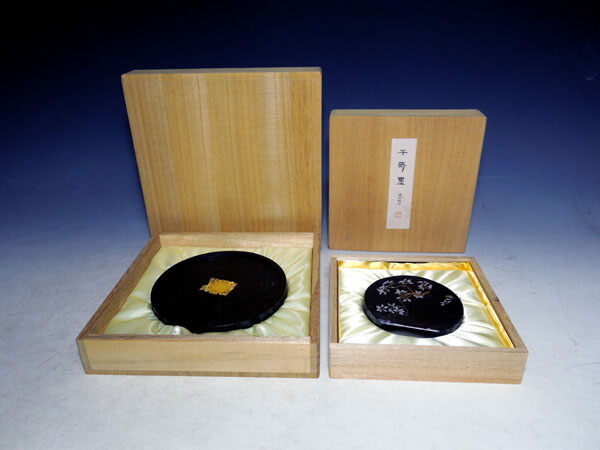【良】古墨2点 呉竹精昇堂 百寿図三島書墨(未使用)・千壽墨 ◆ 中国古玩 東洋彫刻 文房具 端渓硯 古画 有名書家 印材 古書 古墨拍卖