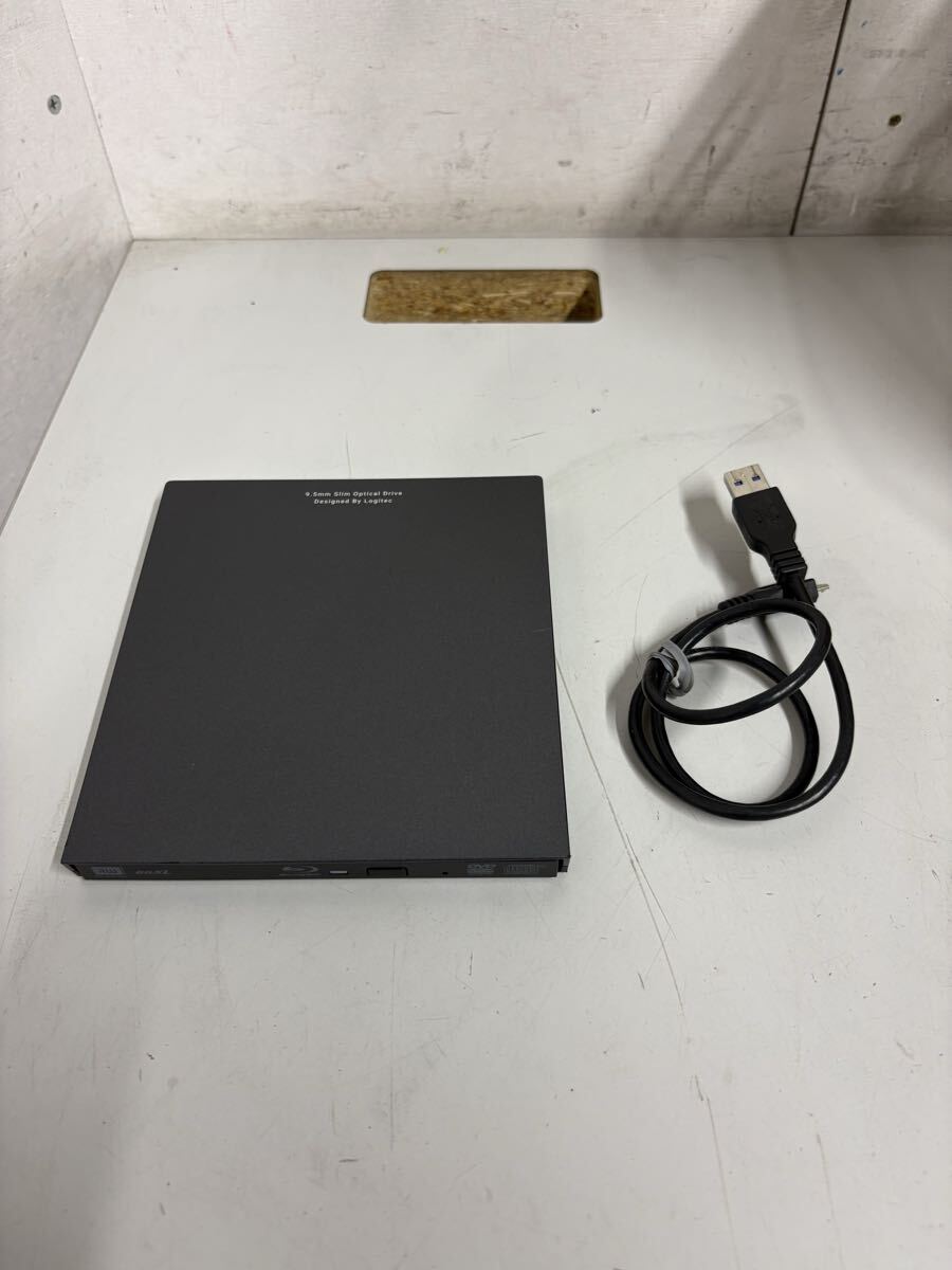X2771) 動作品 Logitec ロジテック LBD-PVA6U3VBK ポータブルブルーレイドライブ拍卖
