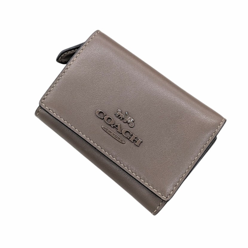COACH コーチ 3つ折り財布 マイクロウォレット CP260 IMV2R ブラウン系 サイズ 65239拍卖