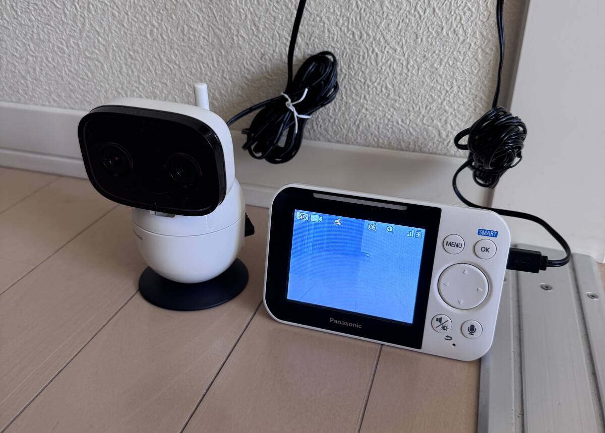 送料無料■Panasonic■パナソニック ベビーモニター KX-MU705-W拍卖