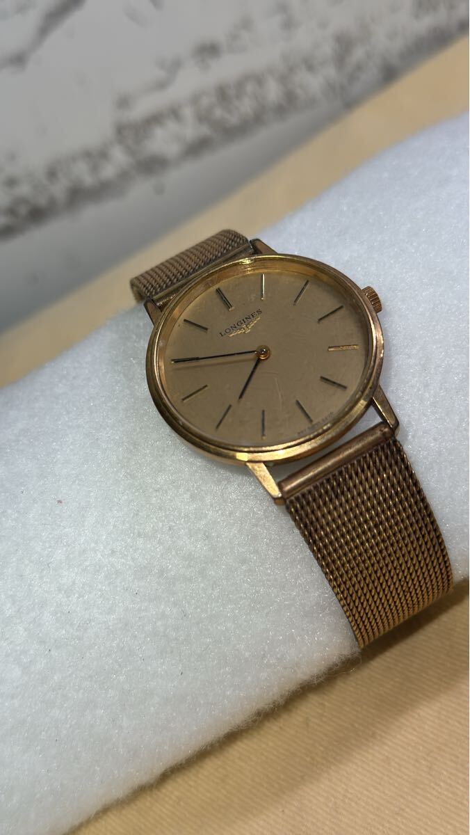 LONGINES ロンジン ゴールド文字盤 自動巻機械式腕時計 ヴィンテージ拍卖