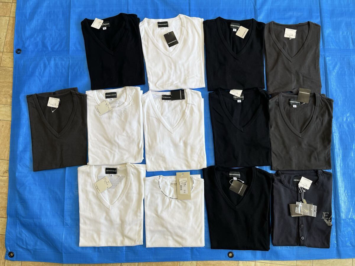 ARMANI アルマーニ dead stock 新品 レディース Tシャツ まとめ売り エンポリオアルマーニ ブランド まとめ EMPORIO ARMANI 半袖 卸拍卖