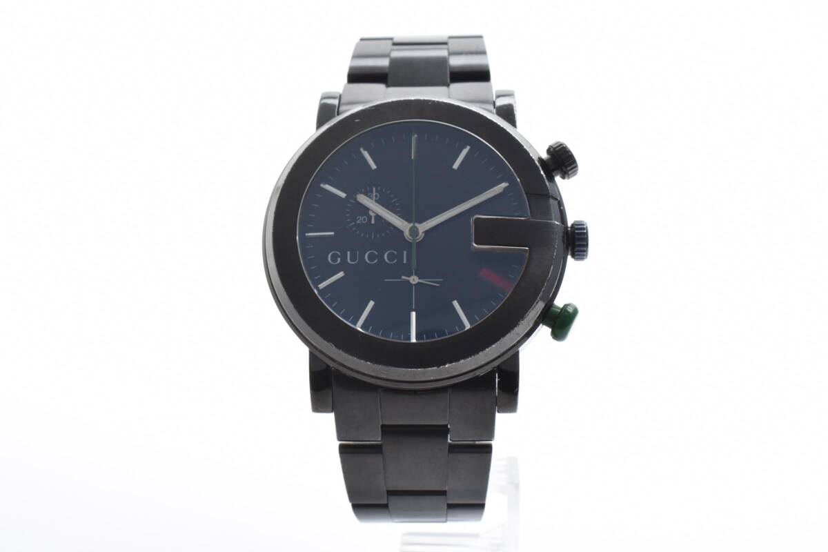 稼働品 GUCCI グッチ Gクロノ 101M YA101331 腕時計拍卖