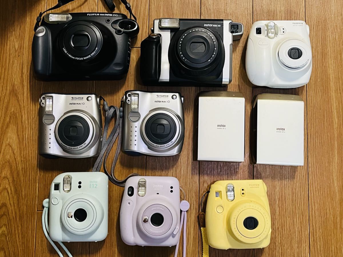 1円~ FUJIFILM インスタントカメラ INSTAX WIDE 300 instax mini 8/10/11/12その他まとめ売り拍卖