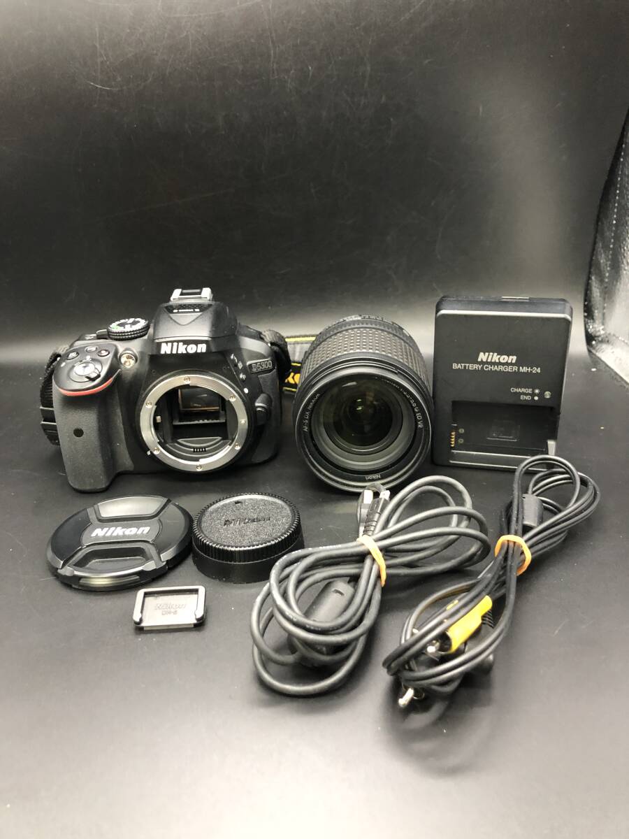 Nikon ニコン D5300 デジタル一眼レフ カメラ レンズ NIKKOR DX VR 18-140mm 1:3.5-5.6G AF-S 動作確認済み拍卖