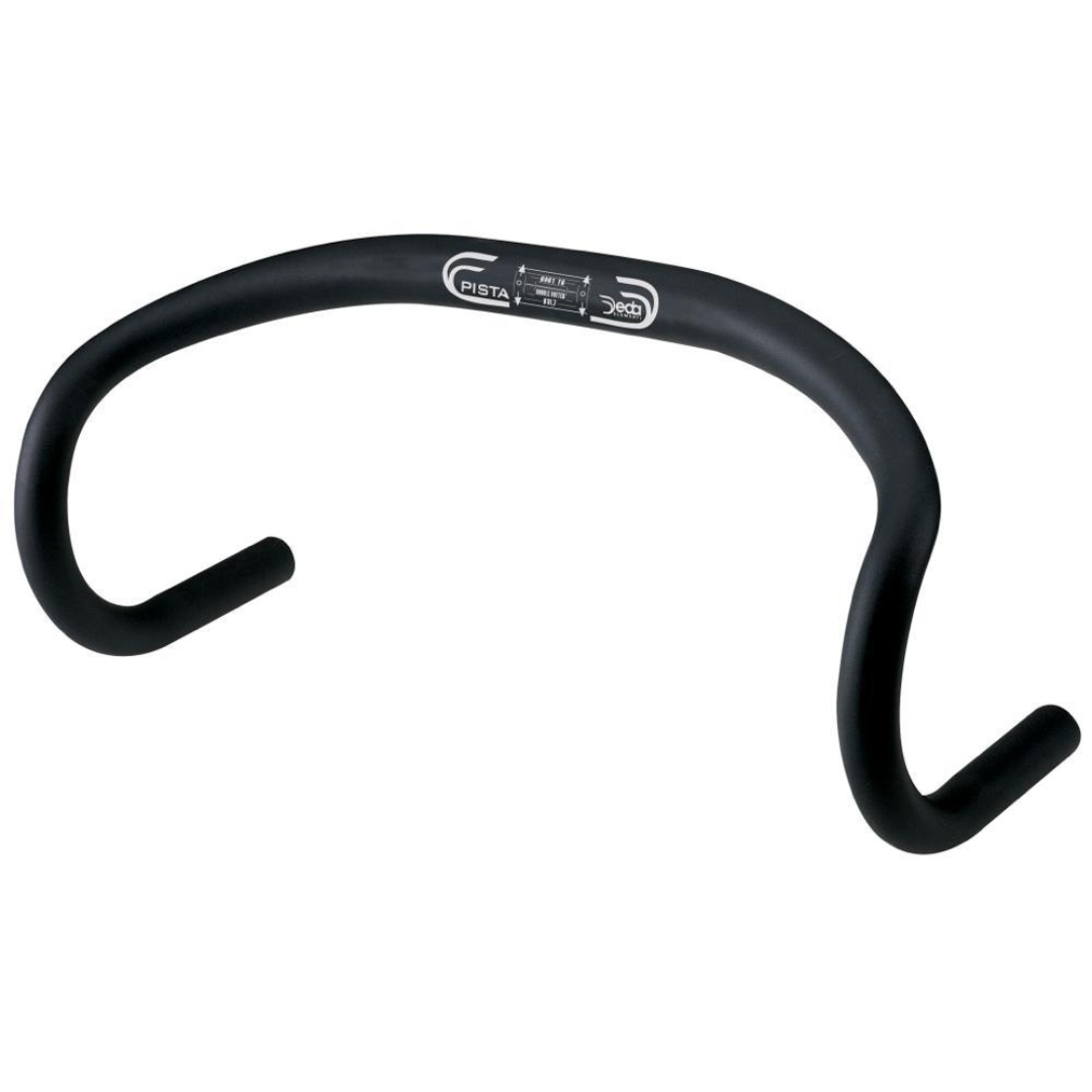 【定価 ¥13,000 - 極美品 試走のみ】Deda PISTA ドロップハンドル 31.7mm / デダ ピスタ / リーダーバイク / ピストバイク トラックバイク拍卖
