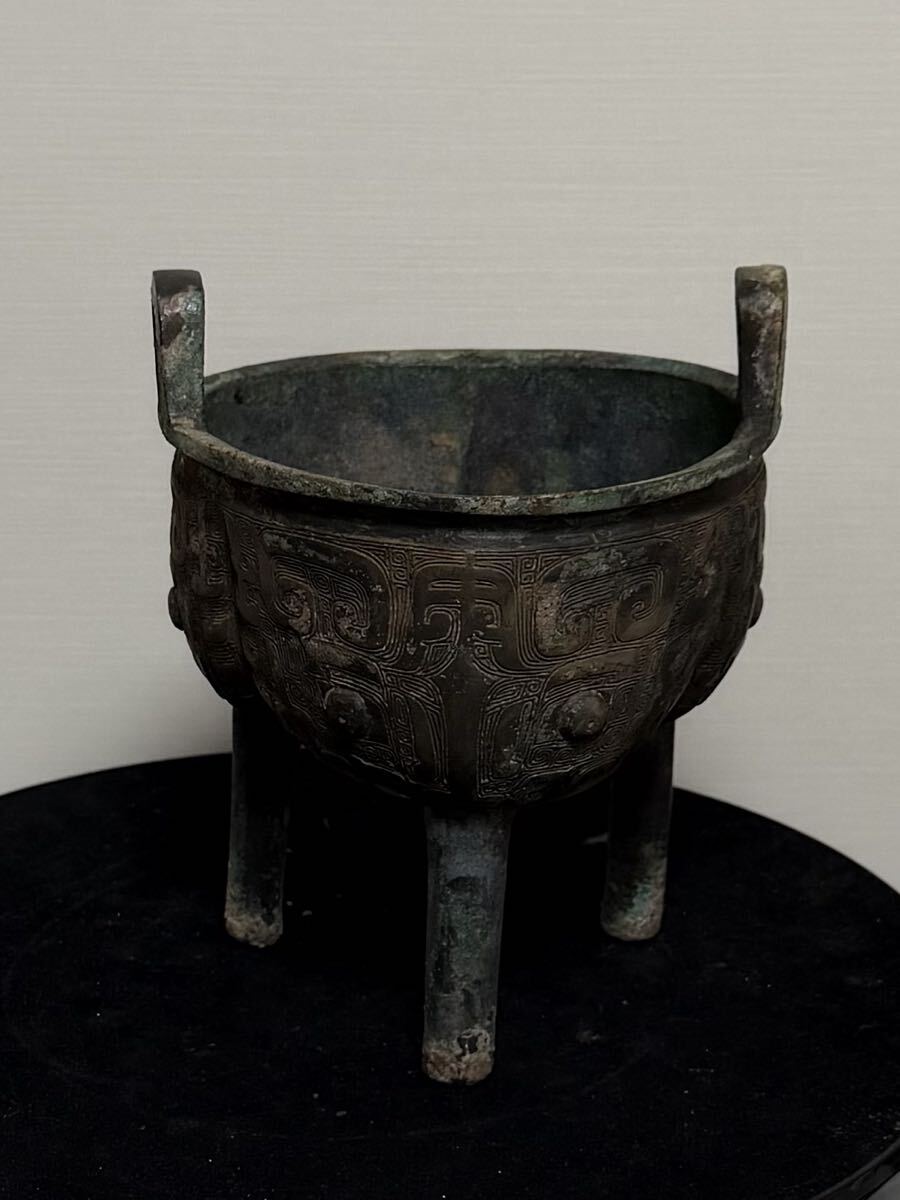 中国古美術 置物 青銅器 青銅製 時代物 拍卖