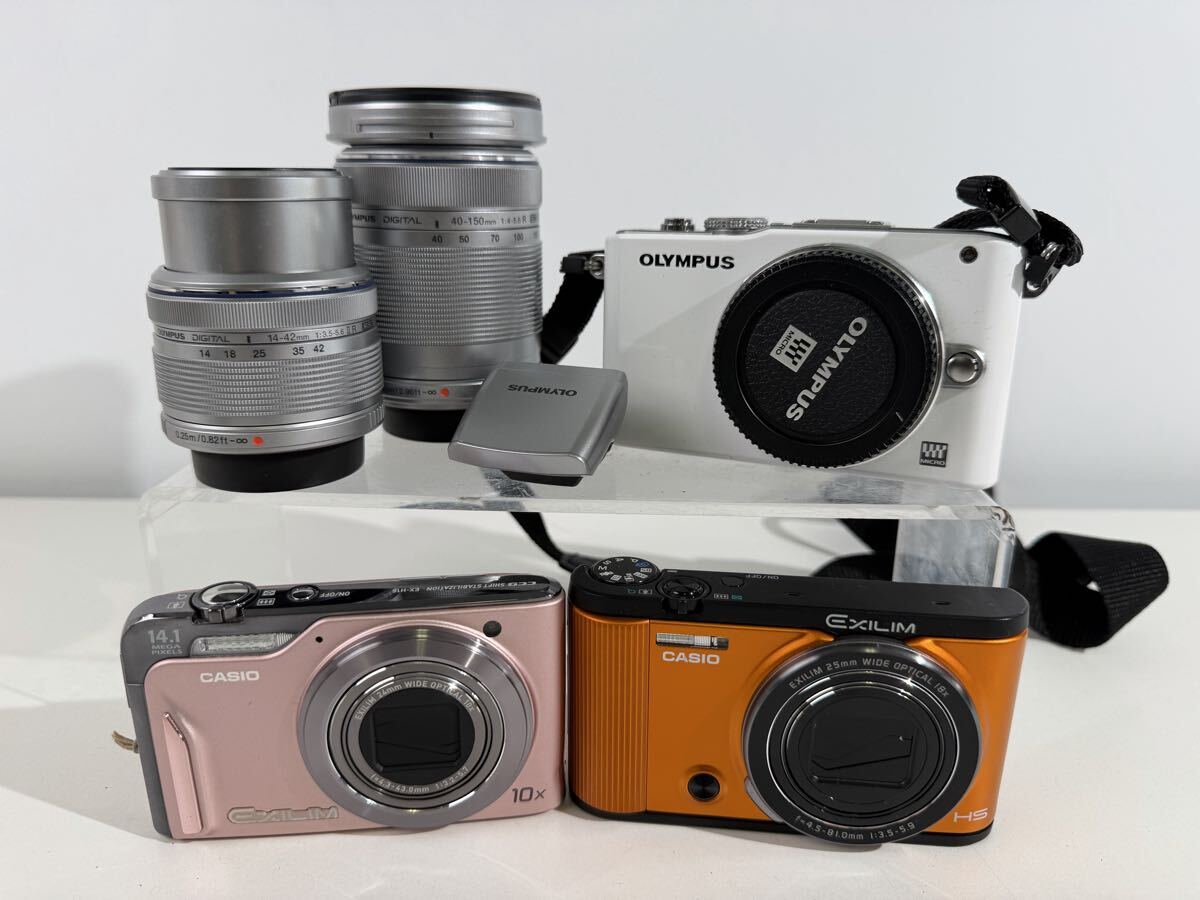 【5/11R】 OLYMPUS オリンパス E-PL3 CASIO EXILIM ZR1600 H15 ミラーレス一眼カメラ デジタルカメラ デジカメ カメラ ジャンク拍卖