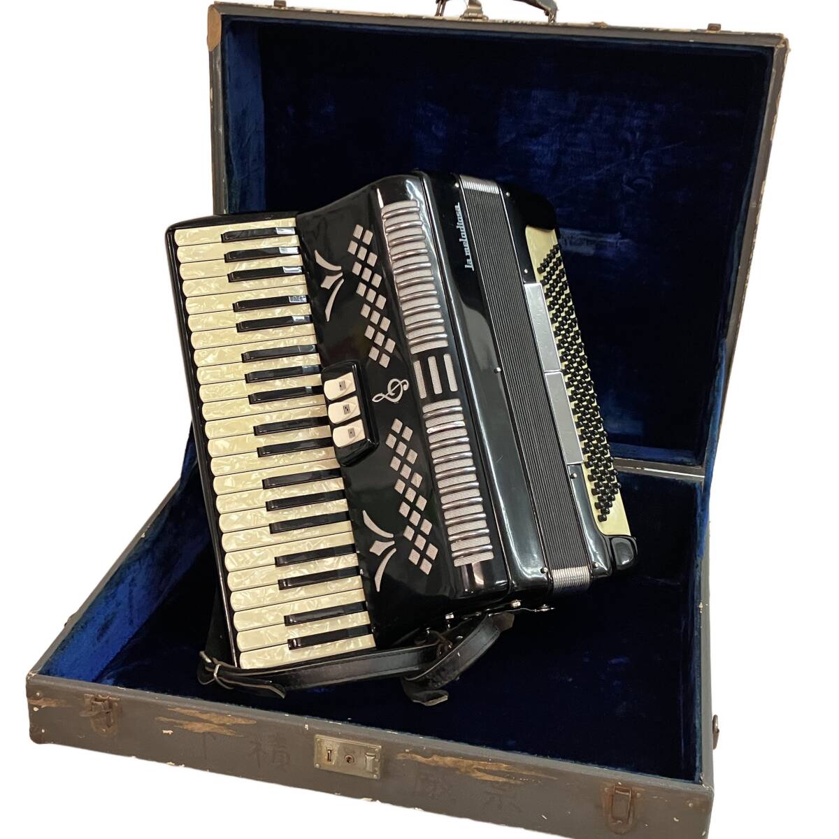 La Melodiosa Model 25 アコーディオン 41鍵 120ベース 3スイッチ 蛇腹楽器 鍵盤楽器 楽器 中古 C11234619拍卖