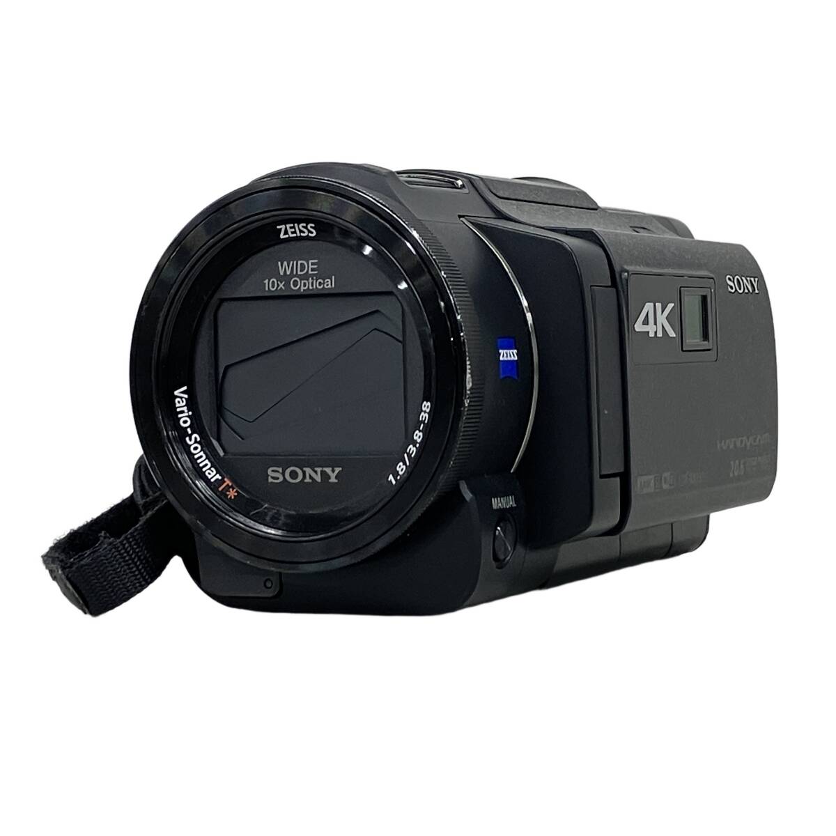 SONY FDR-AXP35 4Kハンディカム プロジェクター内蔵ビデオカメラ 2015年製 3.0型 ブラック ブロンズブラウン ジャンクK11295919拍卖