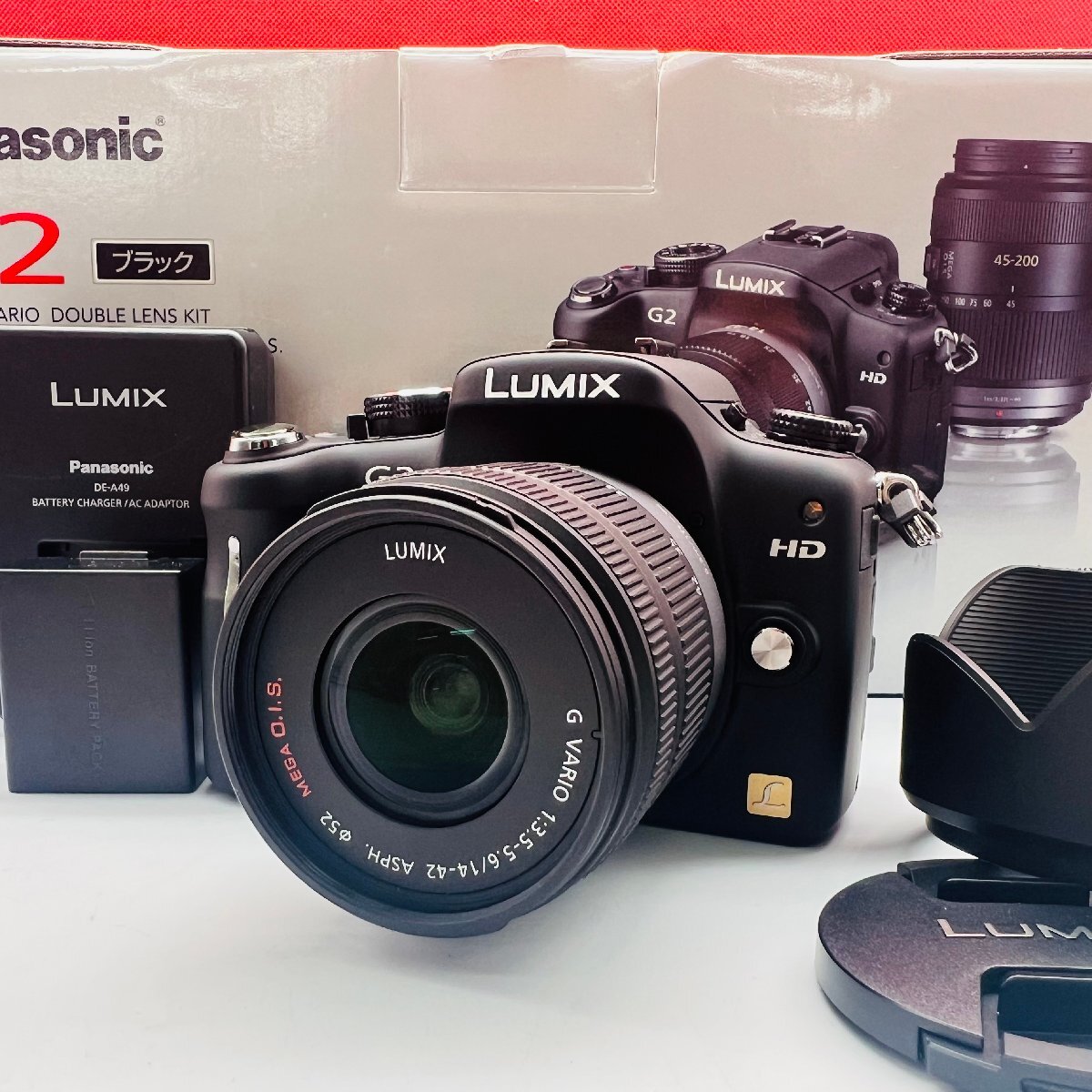 K23 Panasonic LUMIX DMC-G2 G VARIO F3.5-5.6 14-42mm ASPH. MEGA O.I.S. デジタルミラーレスカメラ 動作品 ルミックス パナソニック拍卖