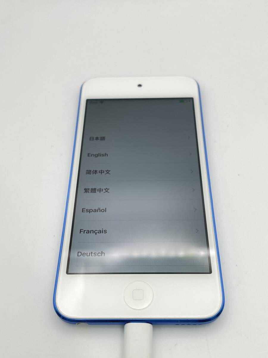 KT052417【爆速発送・土日発送可】iPod Touch 第6世代 A1574 ブルー Apple アイポッド アップル 音楽 ミュージック 1円スタート拍卖