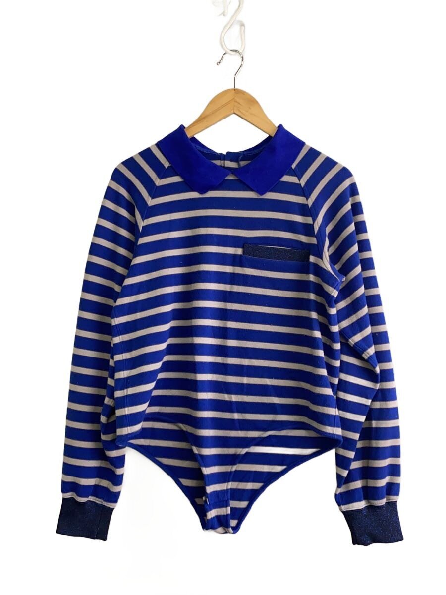 NON TOKYO◆25AW/BORDER POLO SHIRT/FREE/ポリエステル/BLU/ボーダー/毛玉有//拍卖