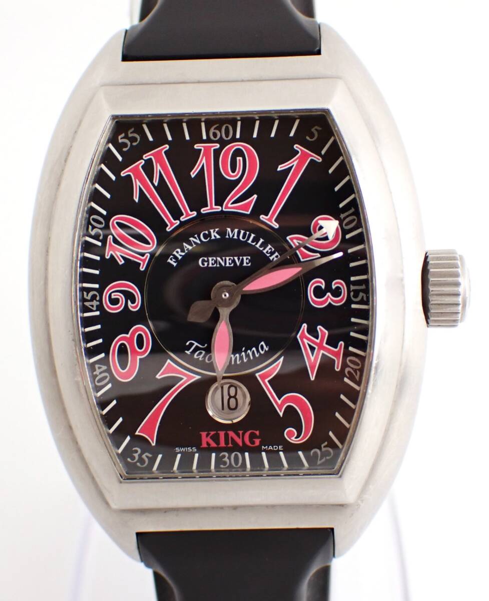 FRANCK MULLER(フランクミュラー) コンキスタドールキングタオルミナ 8005SCKINGTAORMINA SS/ラバー AT 200本限定 メンズ拍卖