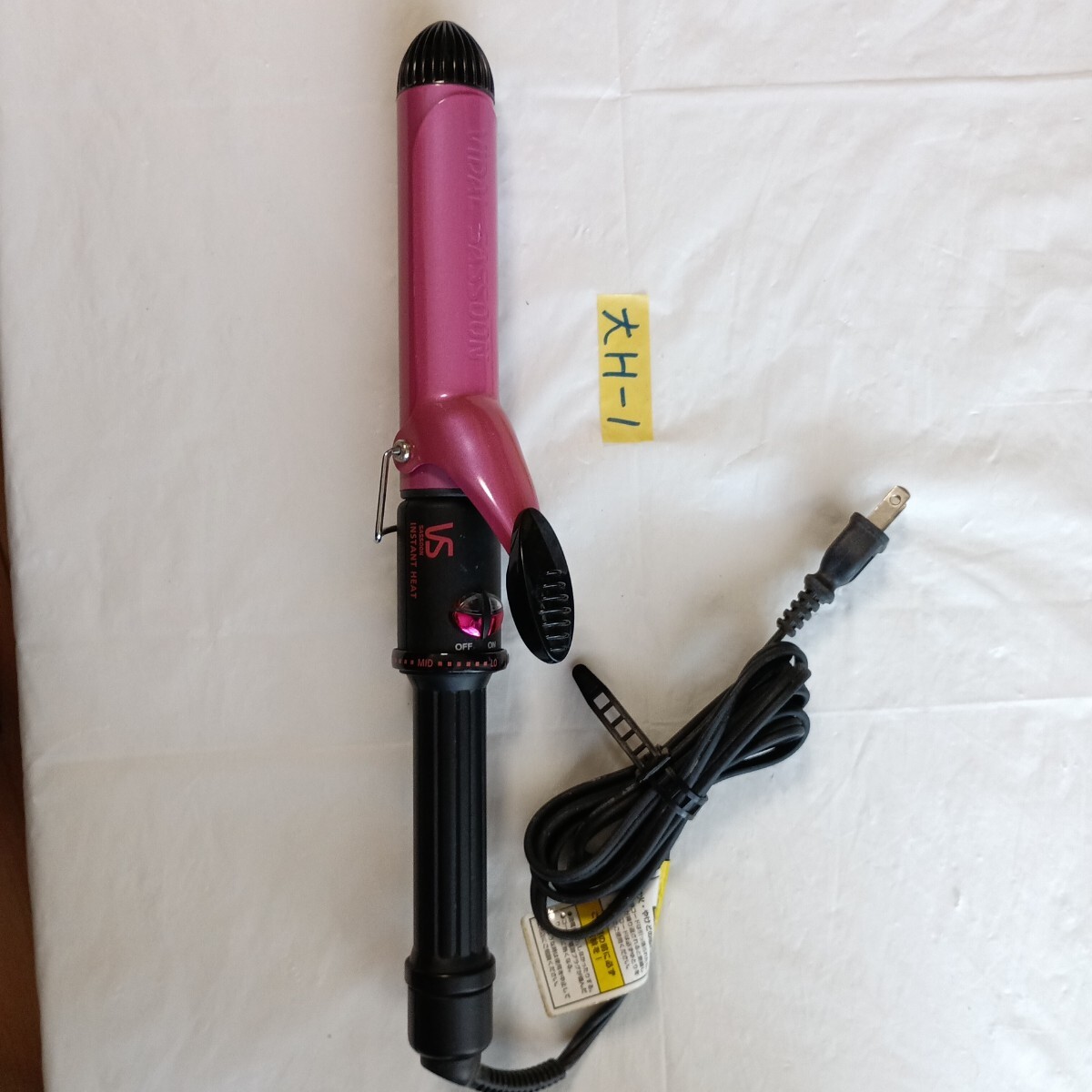 ヴィダルサスーン VIDAL SASSOON ヘアアイロン コテ ピンク拍卖