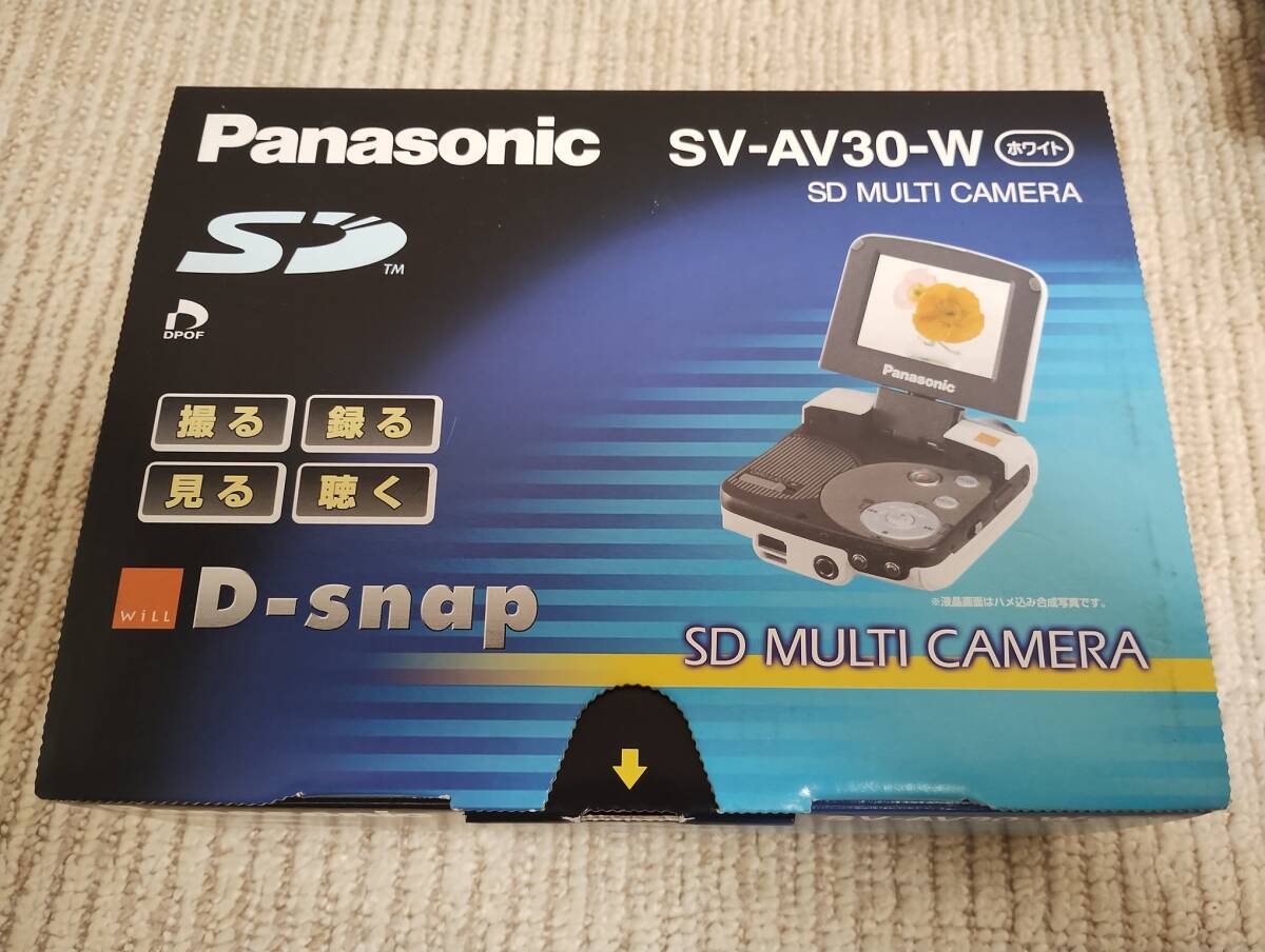 Panasonic パナソニック D-Snap SV-AV30 ビデオ動画カメラ拍卖