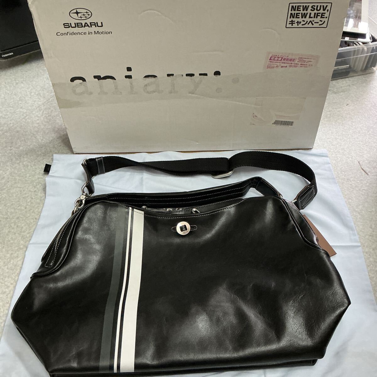 営YM000155 aniary アニアリ ボストンバッグ Boston Bag SUBARUコラボ 未使用拍卖