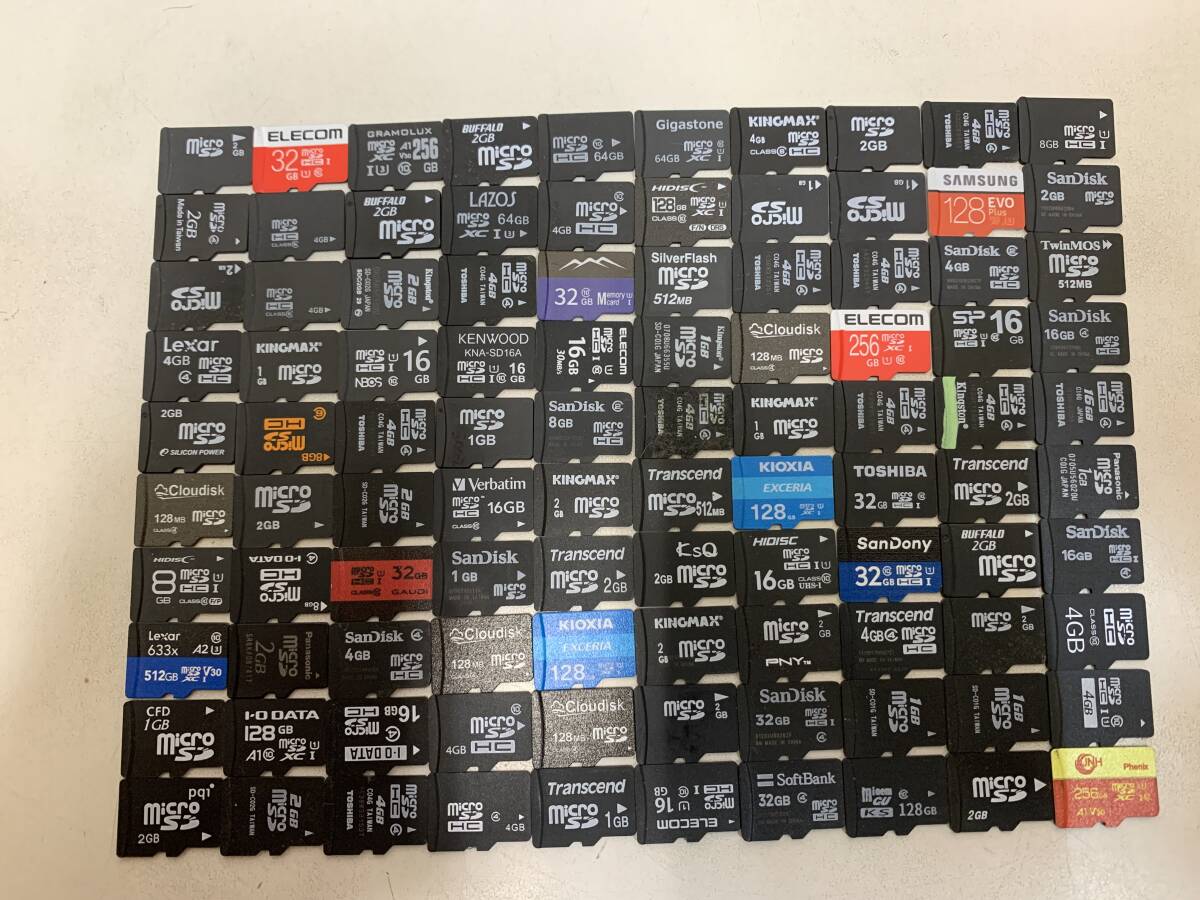 SDカード 約100個 大量 まとめ売り 初期化済み 中古 ジャンク 現状品【y4-71/0/0】拍卖