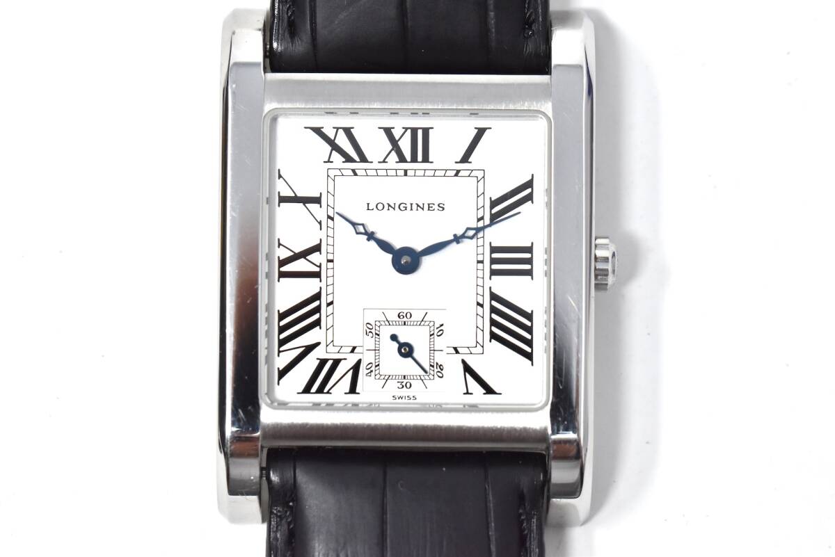 LONGINES ロンジン ドルチェヴィータ L5.673.4 クォーツ メンズ ローマンインデックス ホワイト文字盤拍卖