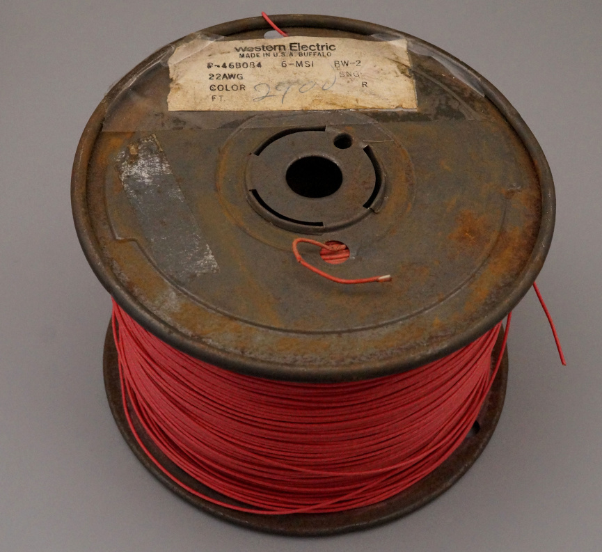 5m 切り売り Western Electric 22AWG ビンテージワイヤー拍卖