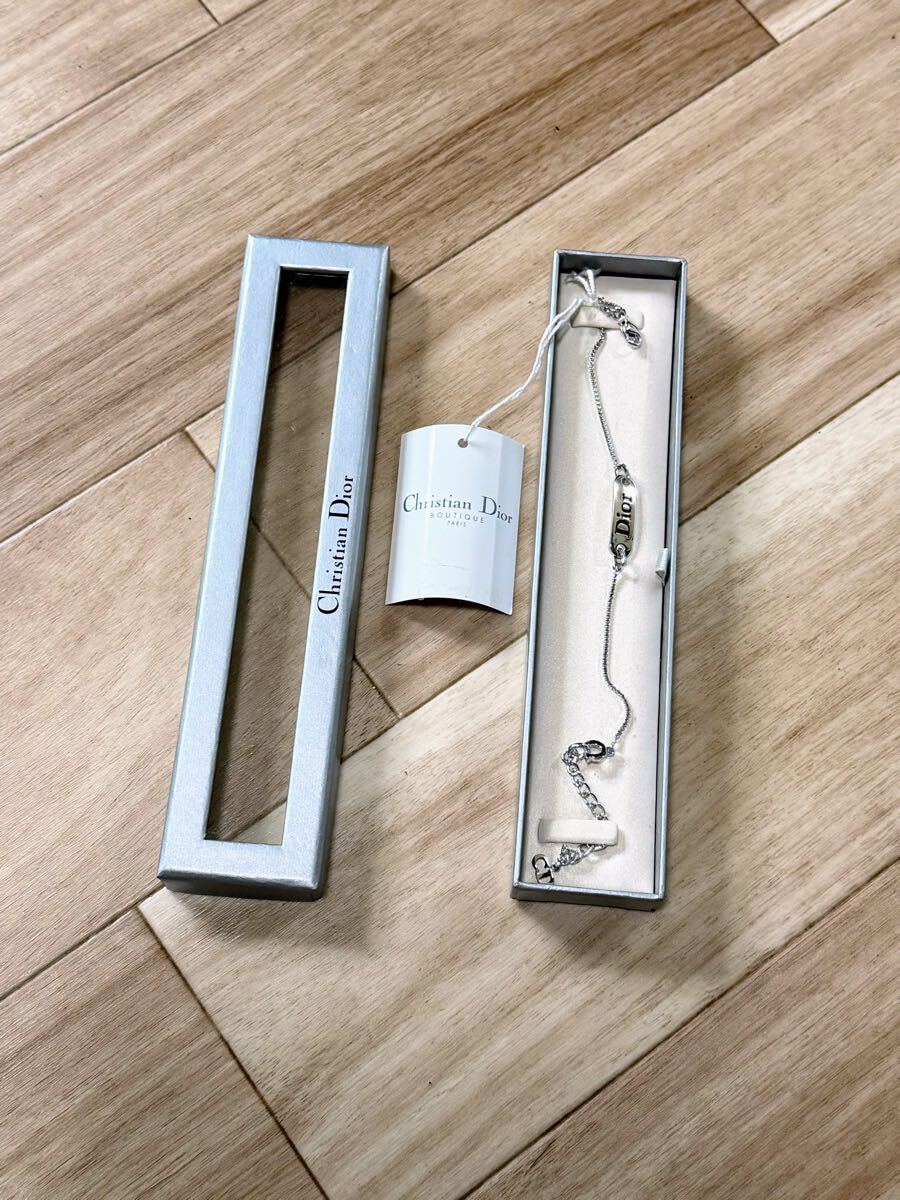 Christian Dior ディオール ロゴ ブレスレット 箱付き拍卖