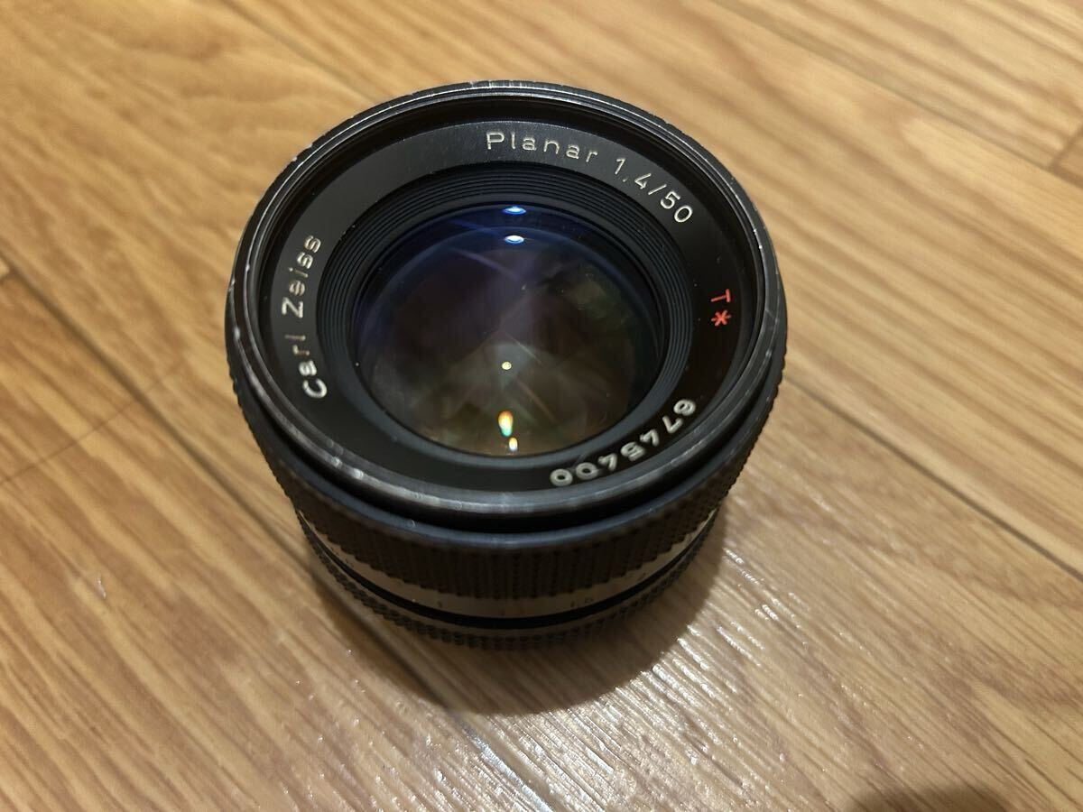 Carl Zeiss Planar 1.4/50 T* 単焦点レンズ コンタックス 現状品拍卖