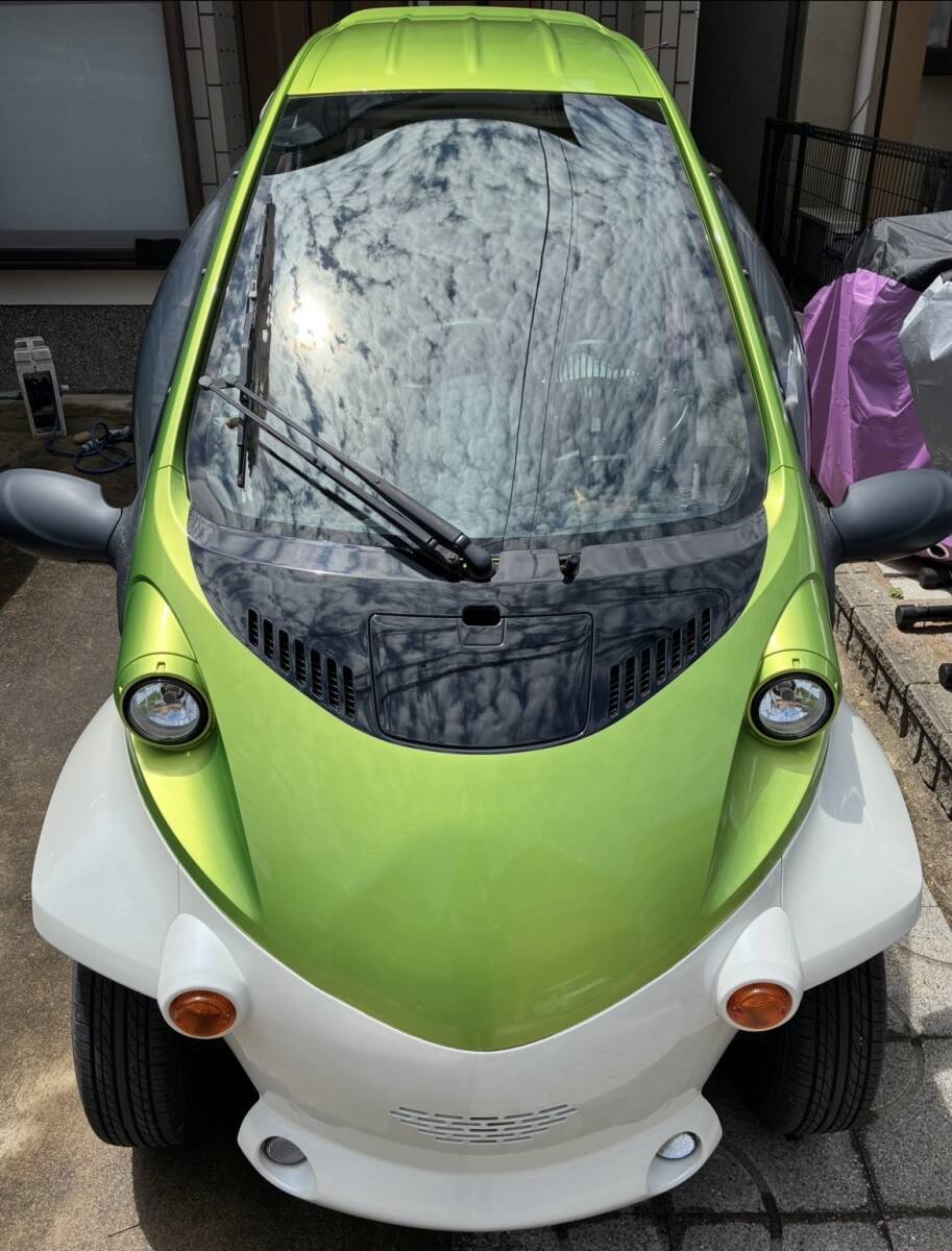 トヨタ車体 コムス COMS グレード:B COMデリバリー 2018年式 ライムグリーンホワイトパール 京都南部拍卖
