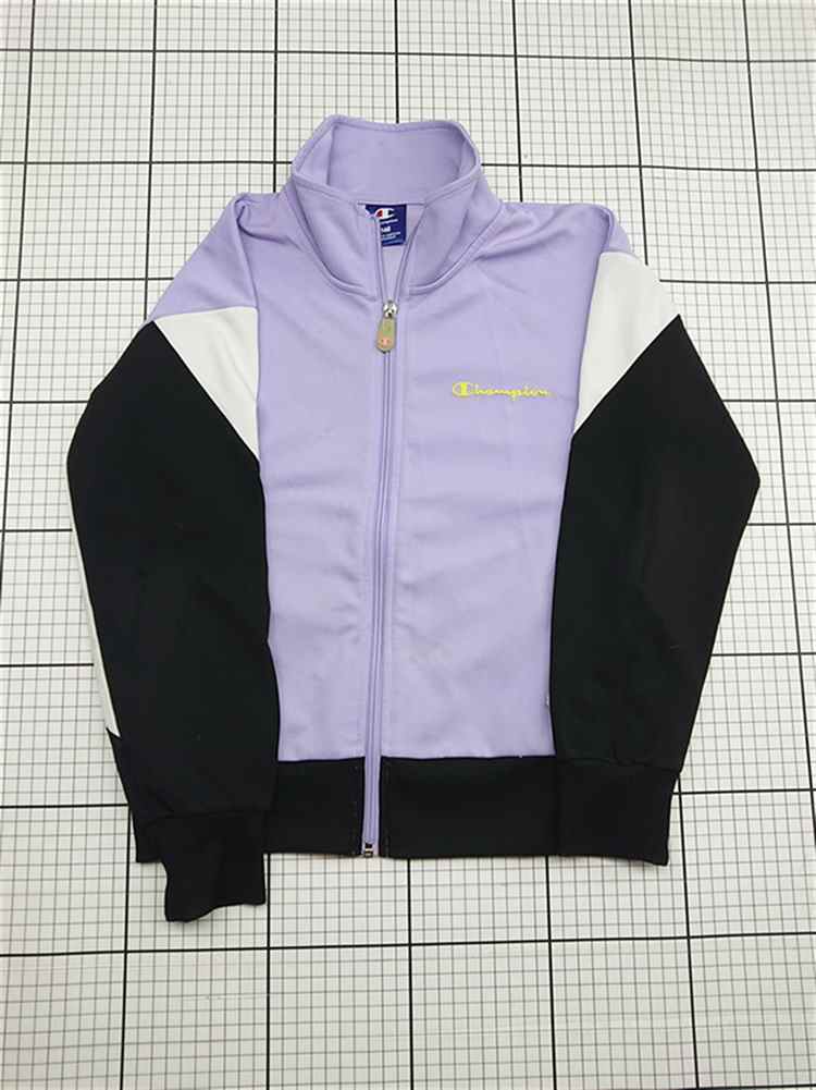 ◇ ⊇ チャンピオン Champion ジャージ トラックジャケット パープル系 140 キッズ E拍卖