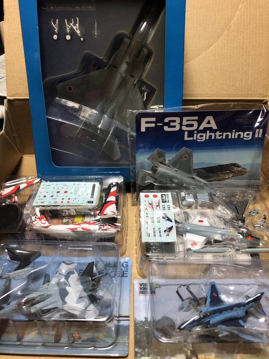 絶版デアゴスティーニ他 JASDF F-4 F-15 F-35 C-1 6機セット拍卖