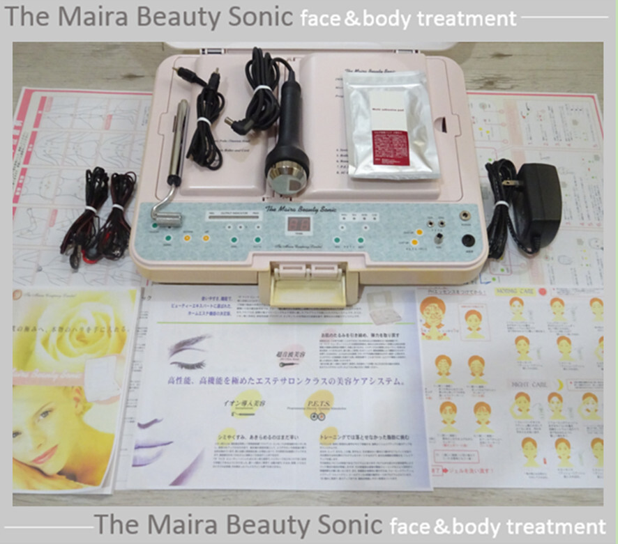 ★超高速振動マッサージ ザ マイラ最上位機種 超音波美顔器 ビューティソニック 電子トレーニング イオン導入 スリム 痩身エステ美容器★拍卖