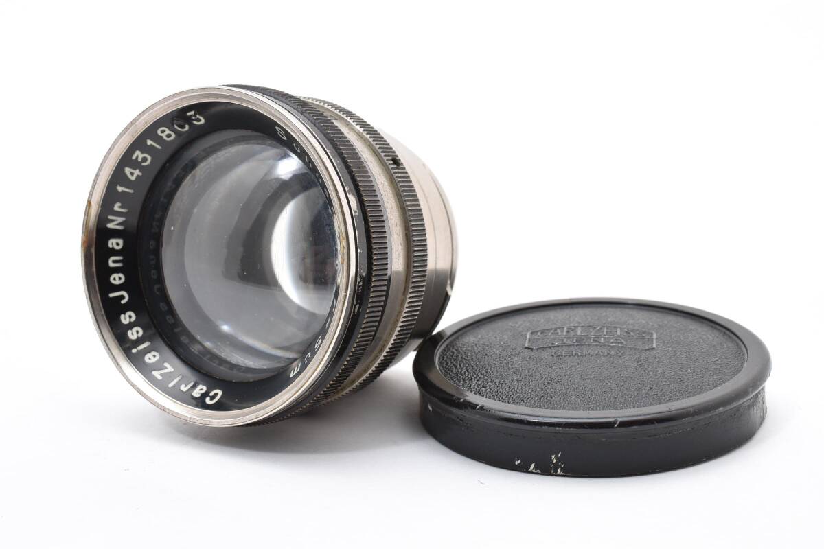 カールツァイス Carl Zeiss Jena Sonnar 5cm f/2 ブラック ニッケル コンタックスRF #13799拍卖