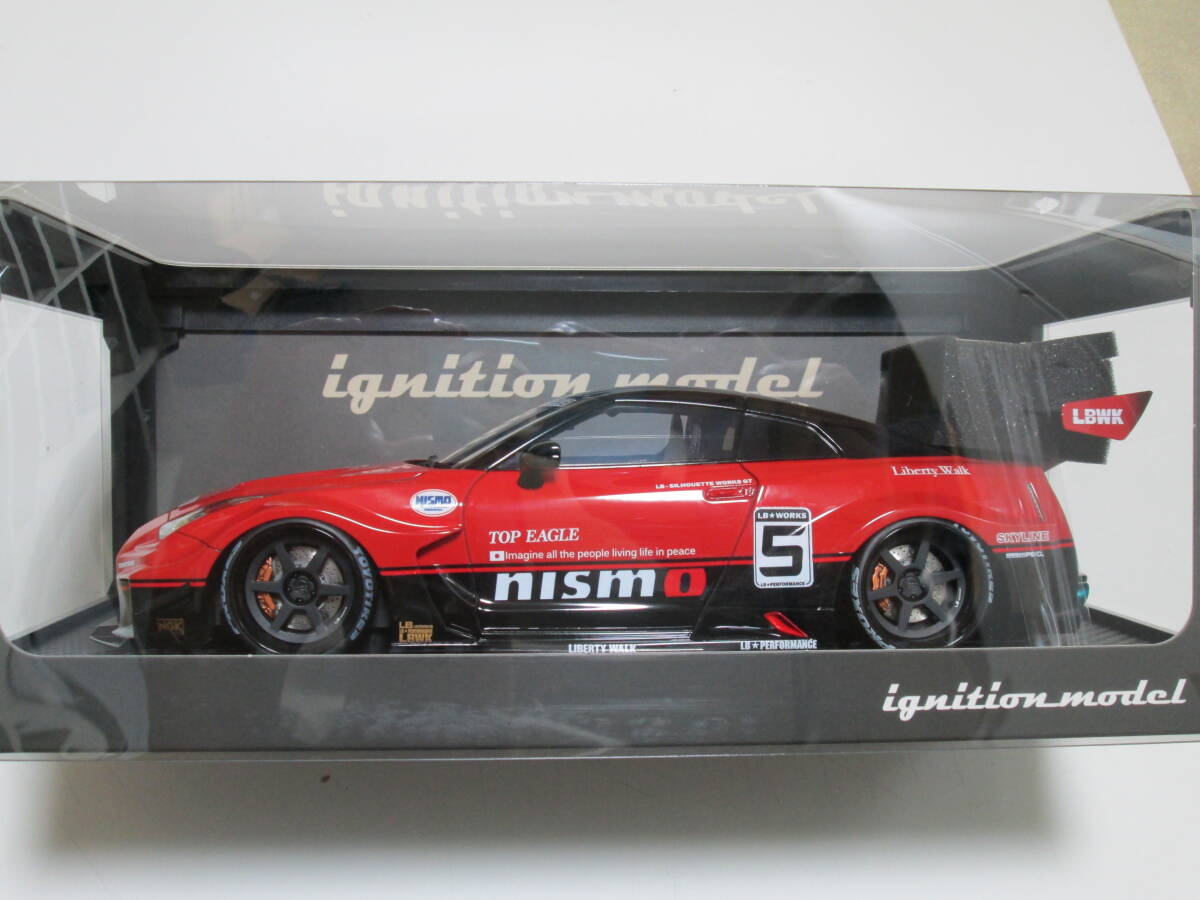 1円スタート【希少・入手困難・未展示】ignition model イグニッションモデル 1/18 LB-Silhouette WORKS GT Nissan 35GT-RR Red/Black #5拍卖